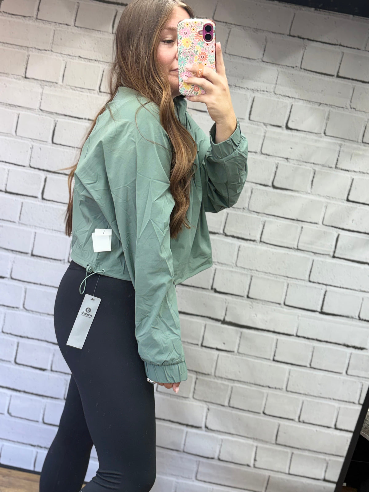 Half Zip Cropped Pullover