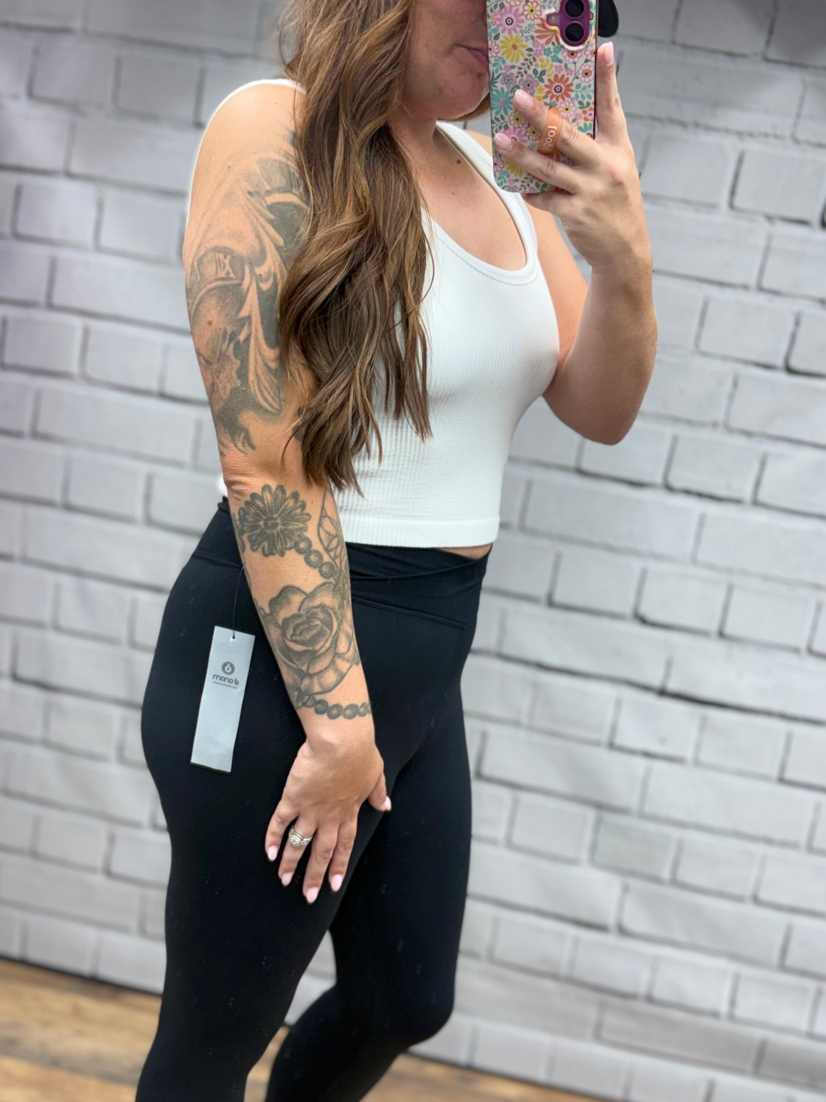 Ribbed Scoop Neck Tank