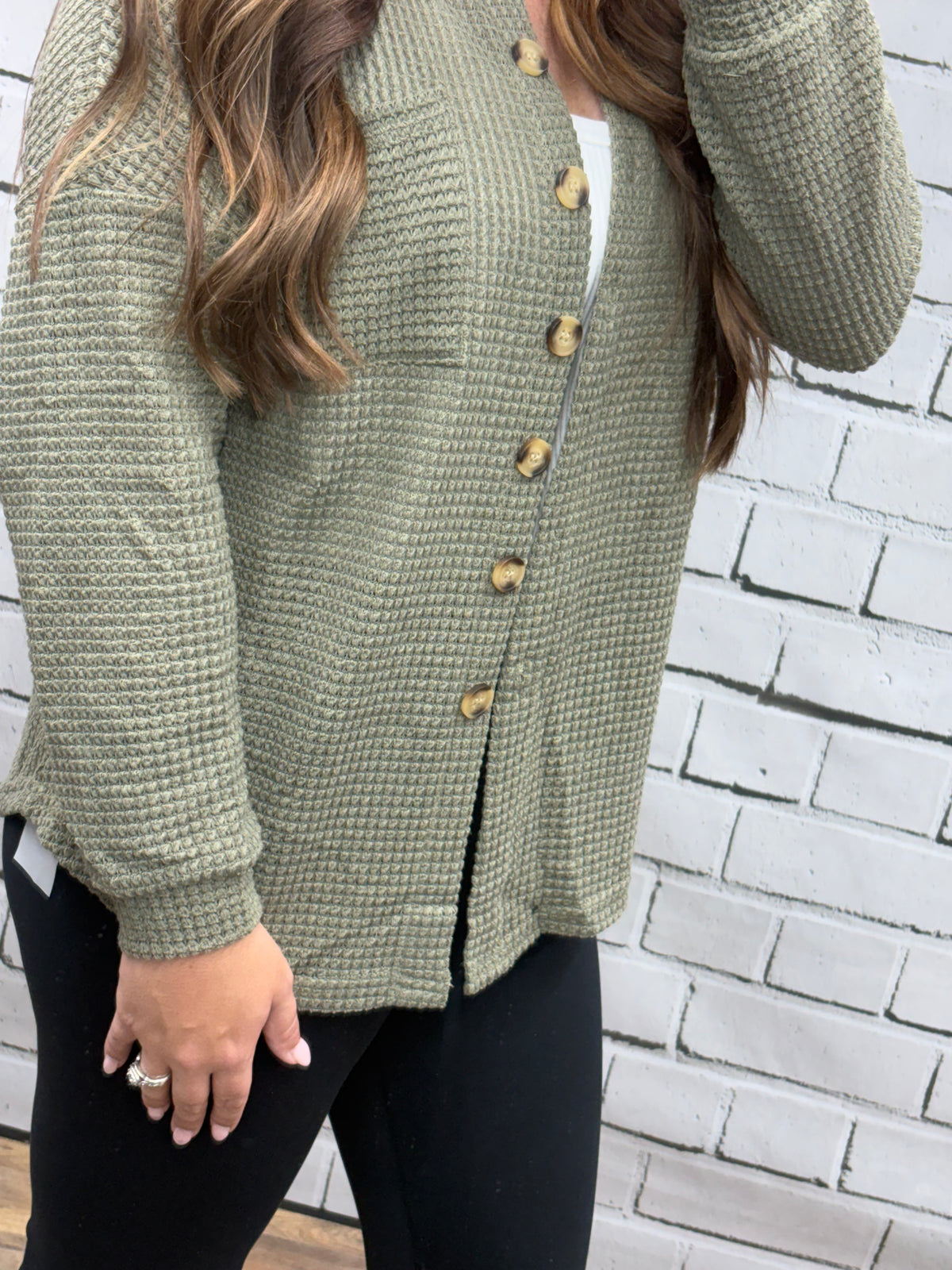 Waffle Knit Shacket